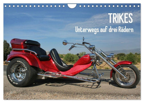 Trikes - Unterwegs auf drei Rädern (Wandkalender 2027 DIN A4 quer), CALVENDO Monatskalender