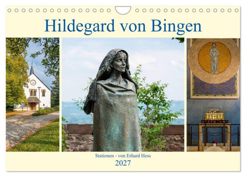 Hildegard von Bingen - Stationen (Wandkalender 2027 DIN A4 quer), CALVENDO Monatskalender