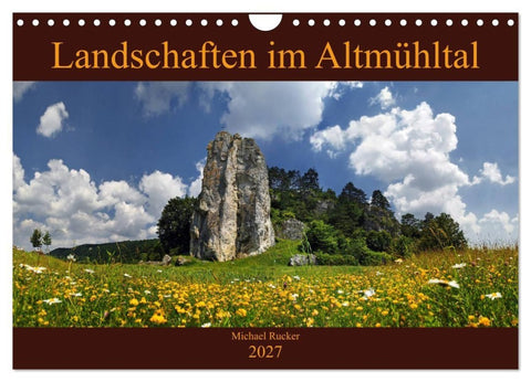 Landschaften im Altmühltal (Wandkalender 2027 DIN A4 quer), CALVENDO Monatskalender