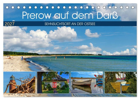 Prerow auf dem Darß - Sehnsuchtsort an der Ostsee (Tischkalender 2027 DIN A5 quer), CALVENDO Monatskalender