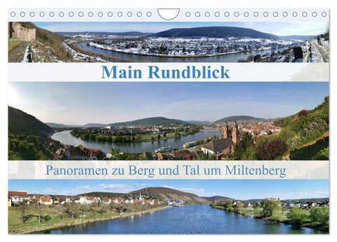 Main Rundblick (Wandkalender 2027 DIN A4 quer), CALVENDO Monatskalender