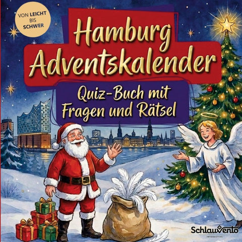 Hamburg-Adventskalender: Quiz-Buch mit Fragen und Rätsel