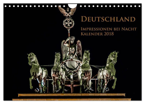 Deutschland Impressionen bei Nacht (Wandkalender 2027 DIN A4 quer), CALVENDO Monatskalender