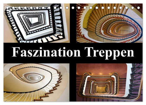 Faszination Treppen (Tischkalender 2027 DIN A5 quer), CALVENDO Monatskalender