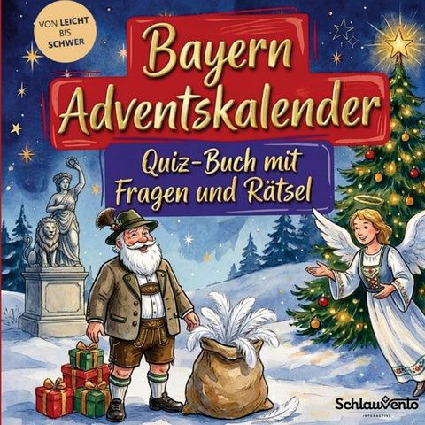 Bayern-Adventskalender: Quiz-Buch mit Fragen und Rätsel