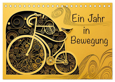 Ein Jahr in Bewegung (Tischkalender 2026 DIN A5 quer), CALVENDO Monatskalender
