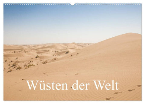 Wüsten der Welt (Wandkalender 2026 DIN A2 quer), CALVENDO Monatskalender