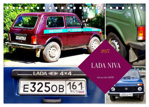 LADA NIVA - 4x4 aus der UdSSR (Tischkalender 2027 DIN A5 quer), CALVENDO Monatskalender