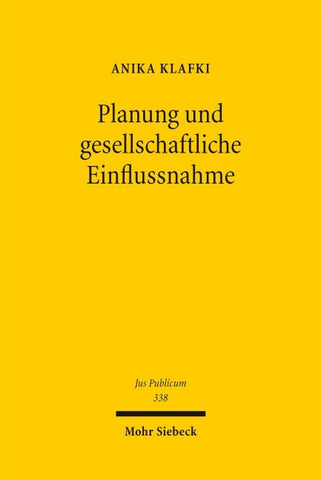 Planung und gesellschaftliche Einflussnahme