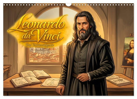 Leonardo da Vinci – Das Universalgenie (Wandkalender 2027 DIN A3 quer), CALVENDO Monatskalender