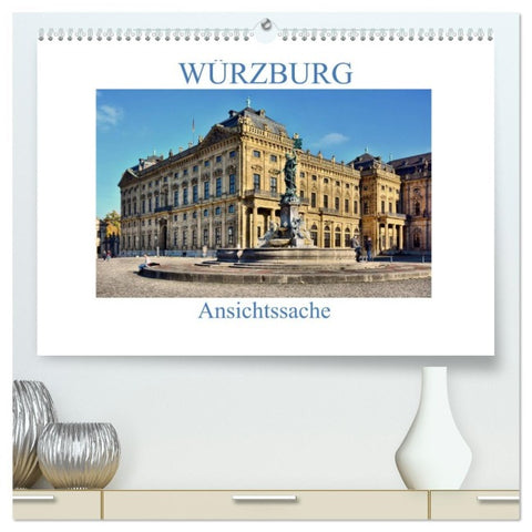 Würzburg - Ansichtssache (hochwertiger Premium Wandkalender 2026 DIN A2 quer), Kunstdruck in Hochglanz