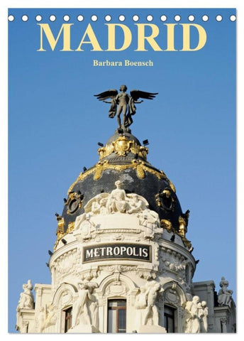 Madrid (Tischkalender 2026 DIN A5 hoch), CALVENDO Monatskalender