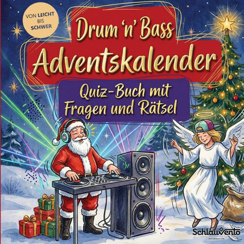 Drum and Bass-Adventskalender: Quiz-Buch mit Fragen und Rätsel