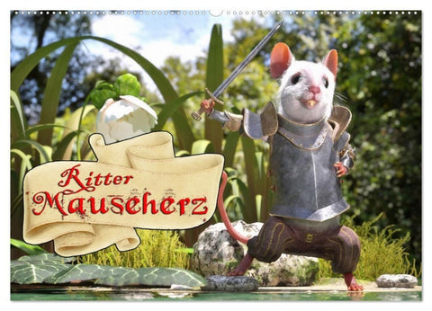 Ritter Mauseherz (Wandkalender 2027 DIN A2 quer), CALVENDO Monatskalender