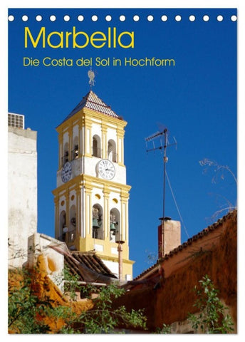 Marbella - Die Costa del Sol in Hochform (Tischkalender 2027 DIN A5 hoch), CALVENDO Monatskalender