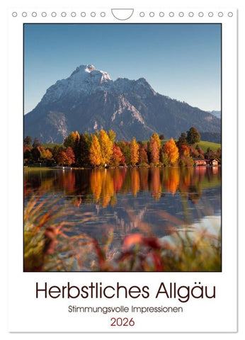 Herbstliches Allgäu (Wandkalender 2026 DIN A4 hoch), CALVENDO Monatskalender