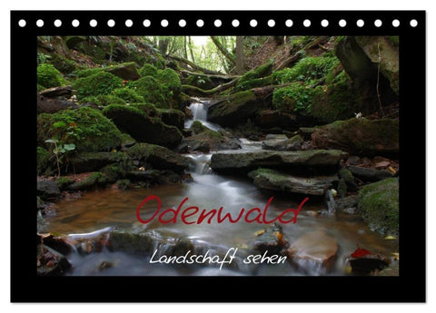 Odenwald - Landschaft sehen (Tischkalender 2027 DIN A5 quer), CALVENDO Monatskalender