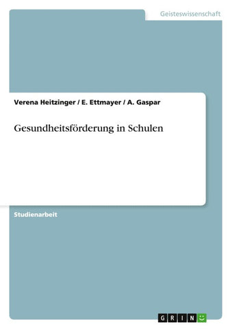Gesundheitsförderung in Schulen