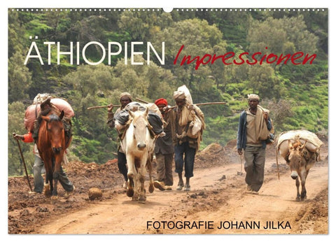 Äthiopien Impressionen (Wandkalender 2026 DIN A2 quer), CALVENDO Monatskalender