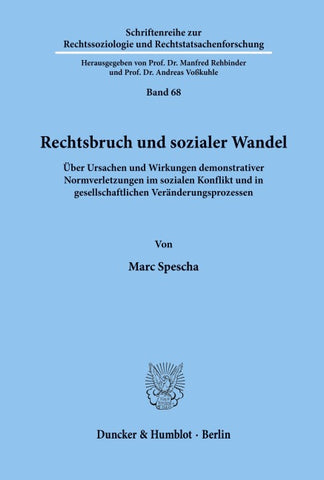 Rechtsbruch und sozialer Wandel.
