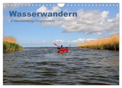Wasserwandern in Mecklenburg-Vorpommern (Wandkalender 2027 DIN A4 quer), CALVENDO Monatskalender