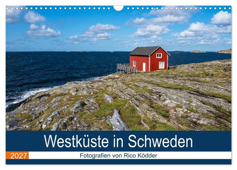 Westküste in Schweden (Wandkalender 2027 DIN A3 quer), CALVENDO Monatskalender