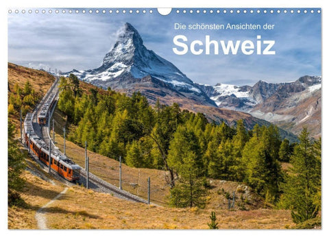 Die schönsten Ansichten der Schweiz (Wandkalender 2027 DIN A3 quer), CALVENDO Monatskalender