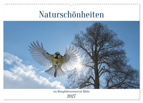 Naturschönheiten im Biosphärerenreservat Rhön (Wandkalender 2027 DIN A2 quer), CALVENDO Monatskalender