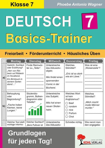 Deutsch-Basics-Trainer / Klasse 7