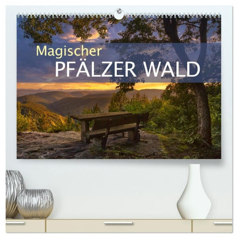 Magischer Pfälzer Wald (hochwertiger Premium Wandkalender 2027 DIN A2 quer), Kunstdruck in Hochglanz