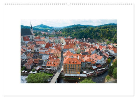 Ceský Krumlov - Böhmisch Krumau (Wandkalender 2027 DIN A2 quer), CALVENDO Monatskalender