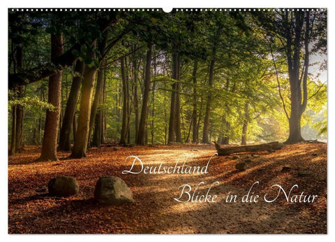 Deutschland Blicke in die Natur (Wandkalender 2027 DIN A2 quer), CALVENDO Monatskalender