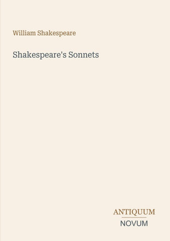Shakespeare's Sonnets