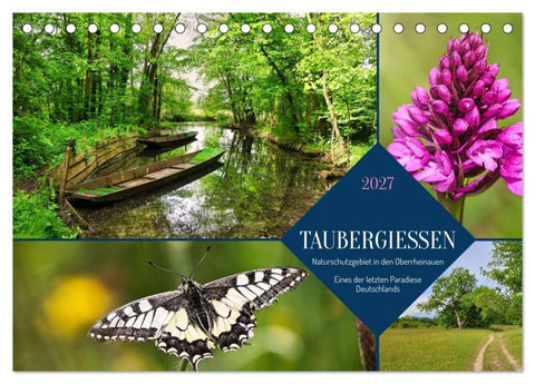 Taubergießen (Tischkalender 2027 DIN A5 quer), CALVENDO Monatskalender