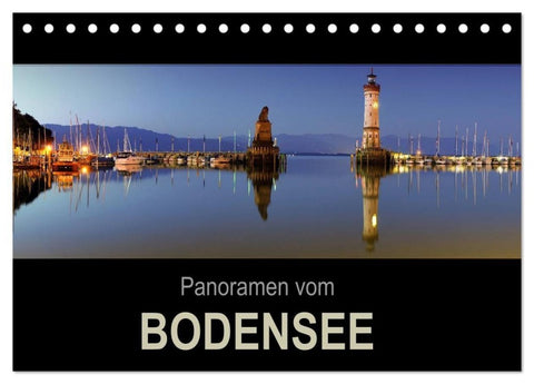 Panoramen vom Bodensee (Tischkalender 2027 DIN A5 quer), CALVENDO Monatskalender