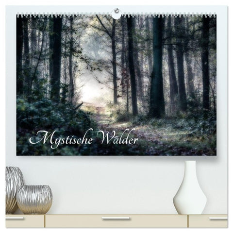 Mystische Wälder (hochwertiger Premium Wandkalender 2027 DIN A2 quer), Kunstdruck in Hochglanz