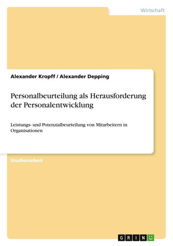 Personalbeurteilung als Herausforderung der Personalentwicklung