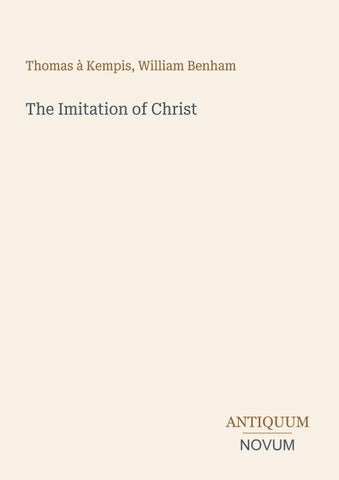 The Imitation of Christ