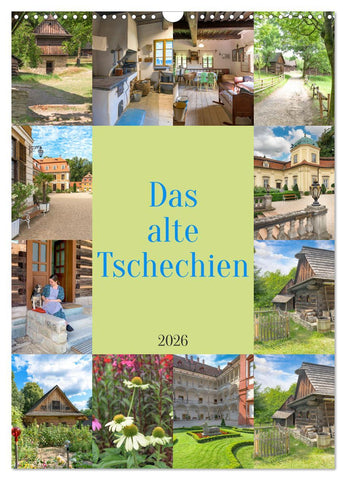 Das alte Tschechien (Wandkalender 2026 DIN A3 hoch), CALVENDO Monatskalender