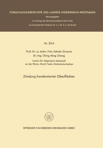 Zündung kondensierter Oberflächen