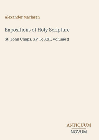 Expositions of Holy Scripture