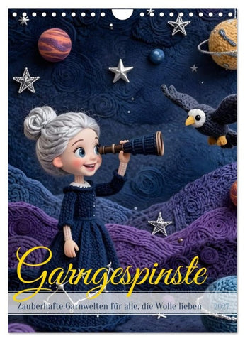 Garngespinste (Wandkalender 2027 DIN A4 hoch), CALVENDO Monatskalender