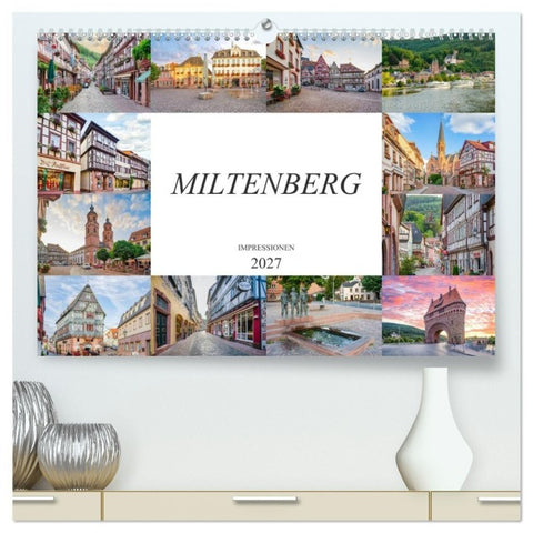 Miltenberg Impressionen (hochwertiger Premium Wandkalender 2027 DIN A2 quer), Kunstdruck in Hochglanz