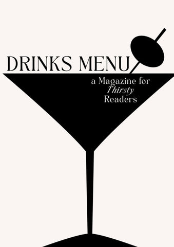 Drinks Menu #1
