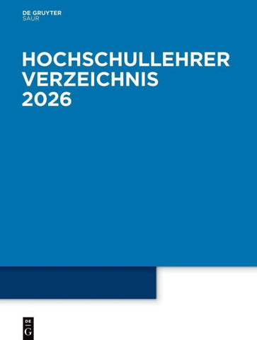 Hochschullehrer Verzeichnis 2026