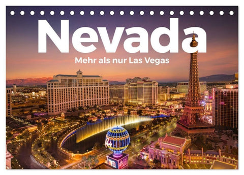 Nevada - Mehr als nur Las Vegas (Tischkalender 2027 DIN A5 quer), CALVENDO Monatskalender