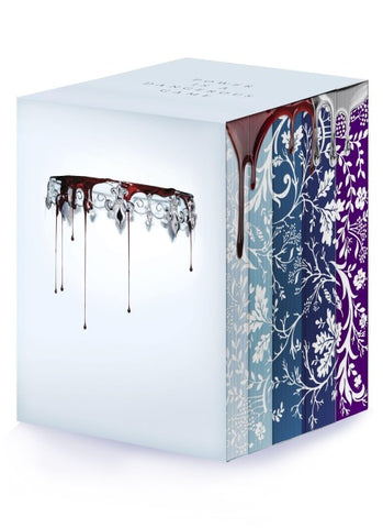 Red Queen 10th Anniversary Deluxe 5-book Box Set with stenciled edges