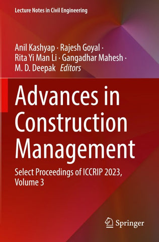 Advances in Construction Management
