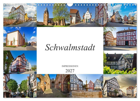 Schwalmstadt Impressionen (Wandkalender 2027 DIN A3 quer), CALVENDO Monatskalender