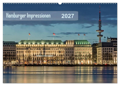 Hamburger Impressionen 2027 (Wandkalender 2027 DIN A2 quer), CALVENDO Monatskalender